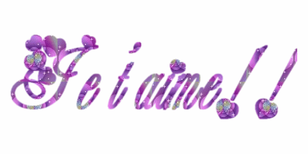 Je t'aime mon amour !!